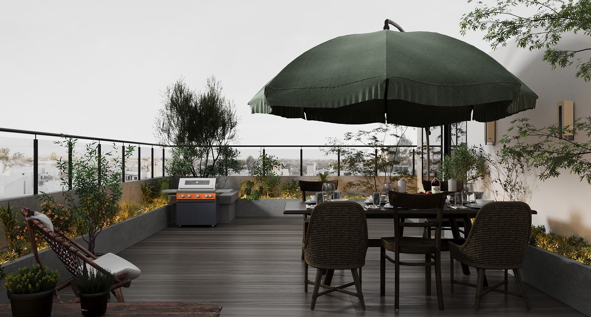 Xe BBQ ngoài trời 36