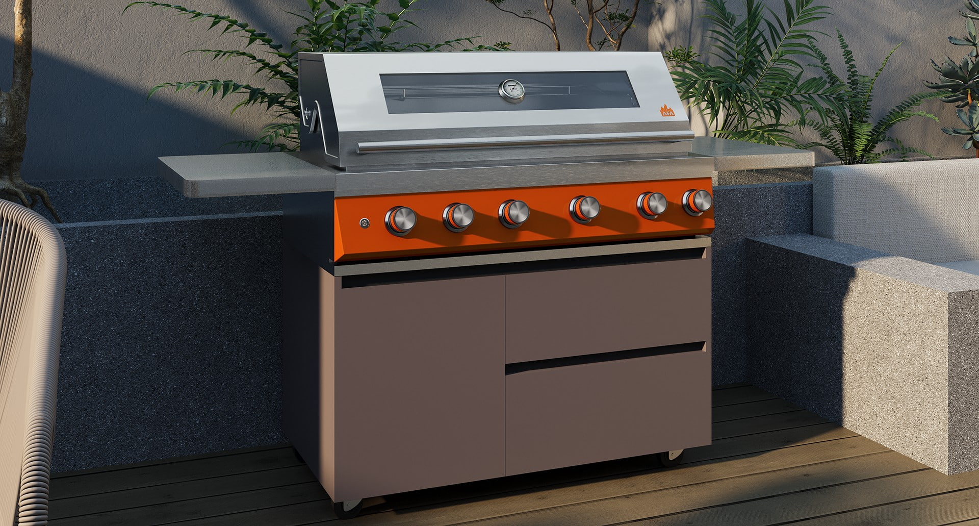 Bếp nướng BBQ tích hợp 42
