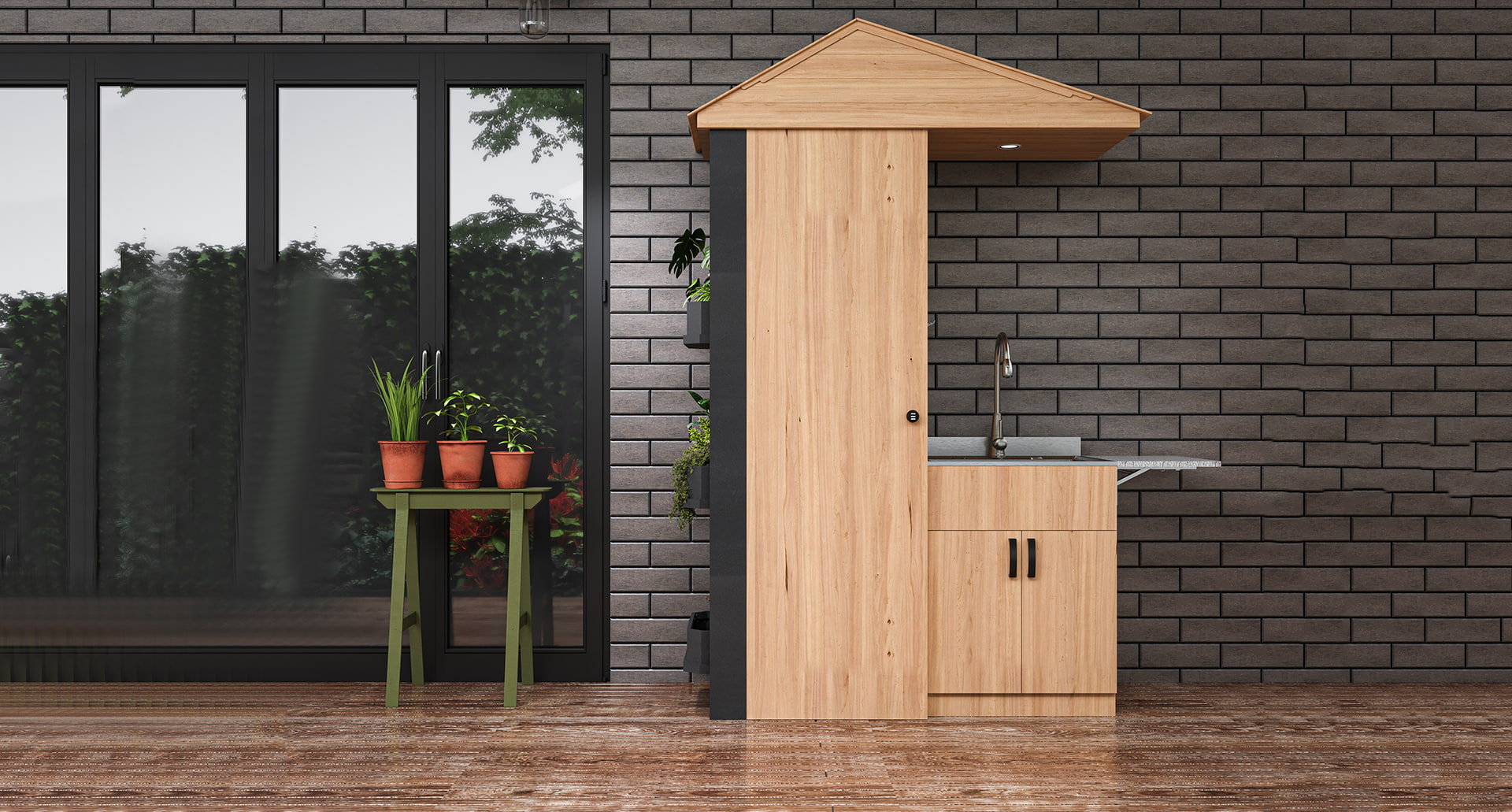 Tủ dụng cụ đa chức năng ngoài trời nhỏ G-TC1